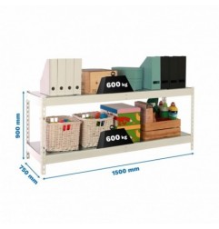 SIMONFORTE 1507-2 METAL 900 BLANCO/GALVA
