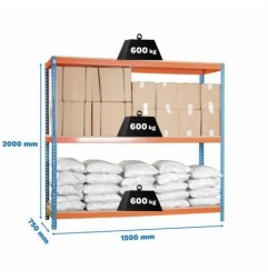 SIMONFORTE 1507-3 CHIPBOARD AZUL/NARANJA/MADER
