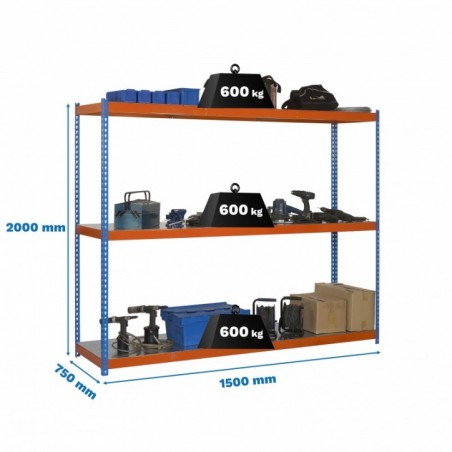 SIMONFORTE 1507-3 METAL AZUL/NARANJA/GALVA