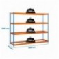 SIMONFORTE 1507-4 AZUL/NARANJA