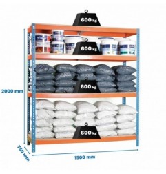 SIMONFORTE 1507-4 CHIPBOARD AZUL/NARANJA/MADER