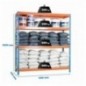 SIMONFORTE 1507-4 CHIPBOARD AZUL/NARANJA/MADER