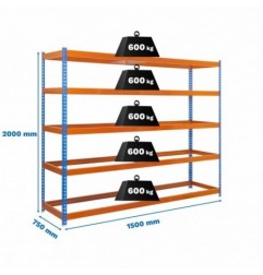 SIMONFORTE 1507-5 AZUL/NARANJA