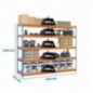 SIMONFORTE 1507-5 CHIPBOARD AZUL/NARANJA/MADER