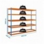 SIMONFORTE 1509-5 AZUL/NARANJA