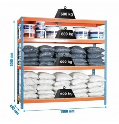 SIMONFORTE 1804-4 CHIPBOARD AZUL/NARANJA/MADER