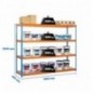 SIMONFORTE 1804-4 METAL AZUL/NARANJA/GALVA