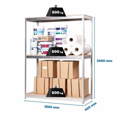 SIMONFORTE 1806-3 CHIPBOARD GALVA/MADERA
