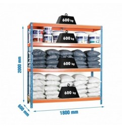 SIMONFORTE 1806-4 CHIPBOARD AZUL/NARANJA/MADER