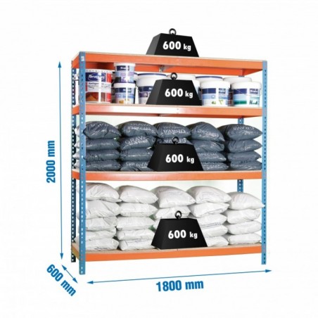 SIMONFORTE 1806-4 CHIPBOARD AZUL/NARANJA/MADER