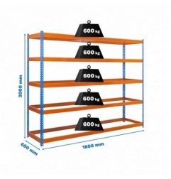 SIMONFORTE 1806-5 AZUL/NARANJA