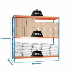 SIMONFORTE 1807-3 CHIPBOARD AZUL/NARANJA/MADER