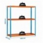 SIMONFORTE 1809-3 AZUL/NARANJA