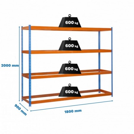 SIMONFORTE 1809-4 AZUL/NARANJA