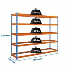 SIMONFORTE 1809-5 AZUL/NARANJA
