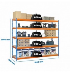 SIMONFORTE 1809-5 CHIPBOARD AZUL/NARANJA/MADER