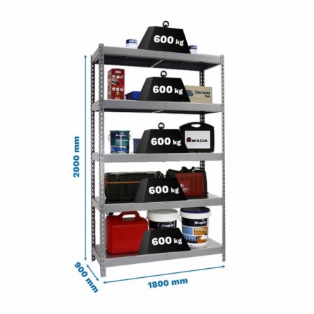 SIMONFORTE 1809-5 METAL GRIS/GALVA