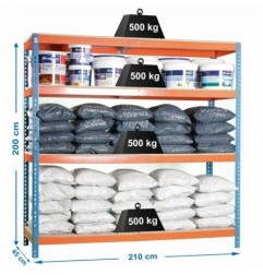 SIMONFORTE 2104-4 CHIPBOARD AZUL/NARANJA/MADER