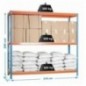 SIMONFORTE 2106-3 CHIPBOARD AZUL/NARANJA/MADER