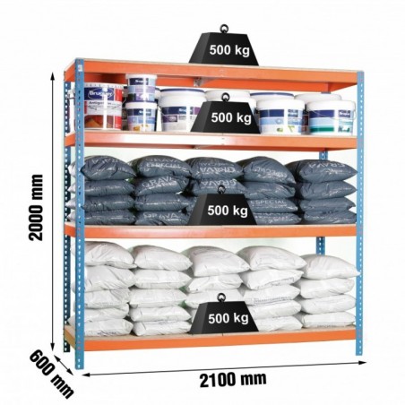 SIMONFORTE 2106-4 CHIPBOARD AZUL/NARANJA/MADER