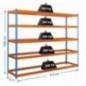 SIMONFORTE 2106-5 AZUL/NARANJA