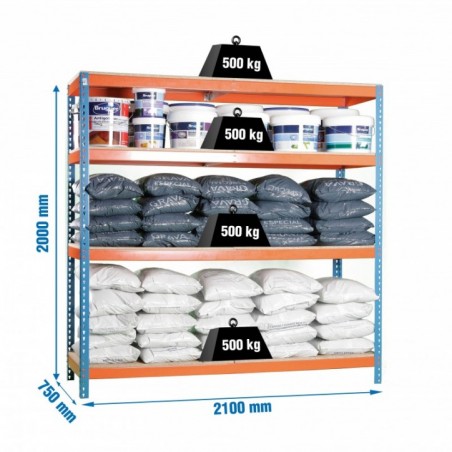 SIMONFORTE 2107-4 CHIPBOARD AZUL/NARANJA/MADER