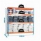 SIMONFORTE 2107-4 CHIPBOARD AZUL/NARANJA/MADER