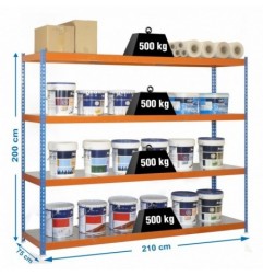 SIMONFORTE 2107-4 METAL AZUL/NARANJA/GALVA