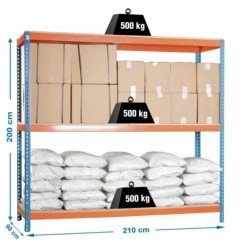SIMONFORTE 2109-3 CHIPBOARD AZUL/NARANJA/MADER