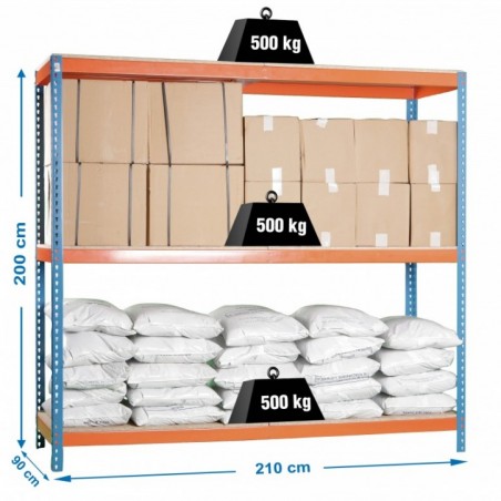 SIMONFORTE 2109-3 CHIPBOARD AZUL/NARANJA/MADER