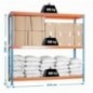 SIMONFORTE 2109-3 CHIPBOARD AZUL/NARANJA/MADER