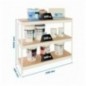 SIMONFORTE 2109-3 CHIPBOARD BLANCO/MADERA
