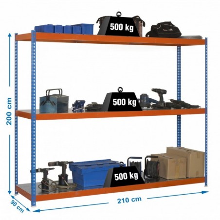 SIMONFORTE 2109-3 METAL AZUL/NARANJA/GALVA