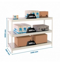SIMONFORTE 2109-3 METAL BLANCO/GALVA