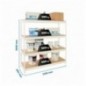SIMONFORTE 2109-4 CHIPBOARD BLANCO/MADERA