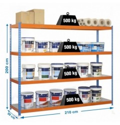 SIMONFORTE 2109-4 METAL AZUL/NARANJA/GALVA
