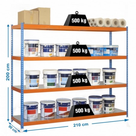 SIMONFORTE 2109-4 METAL AZUL/NARANJA/GALVA