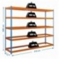 SIMONFORTE 2109-5 AZUL/NARANJA