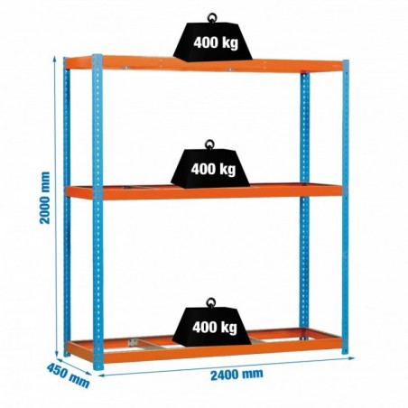 SIMONFORTE 2404-3 AZUL/NARANJA