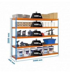 SIMONFORTE 2404-5 METAL AZUL/NARANJA/GALVA