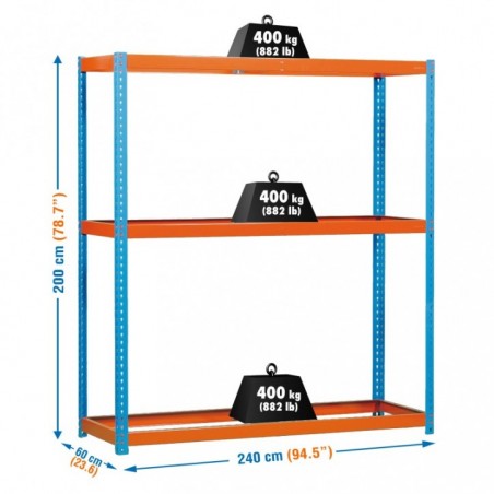 SIMONFORTE 2406-3 AZUL/NARANJA