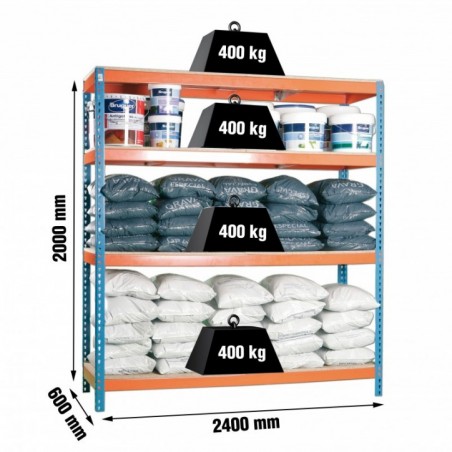 SIMONFORTE 2406-4 CHIPBOARD AZUL/NARANJA/MADER
