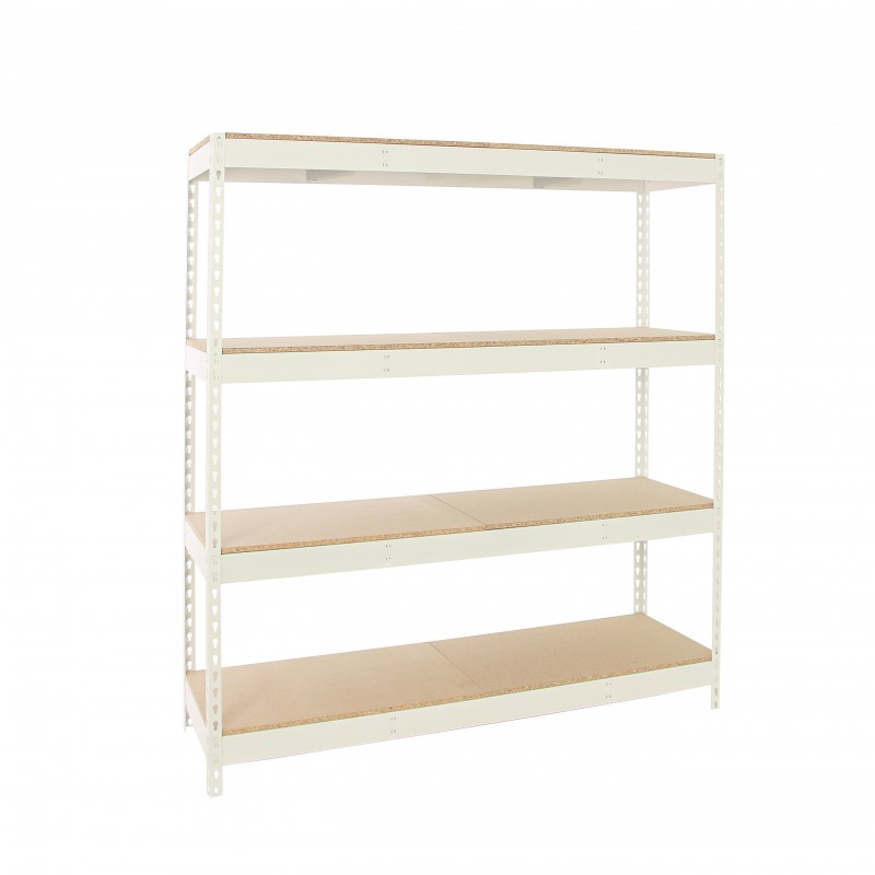 SIMONFORTE 2406-4 CHIPBOARD BLANCO/MADERA