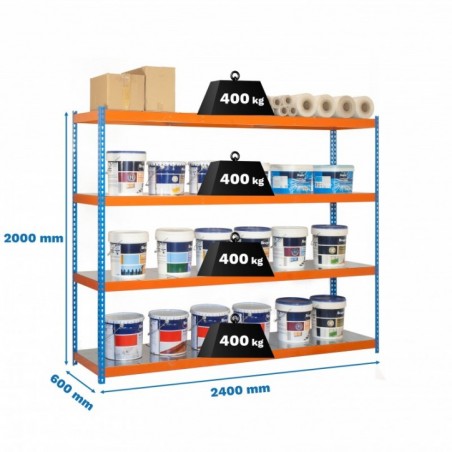 SIMONFORTE 2406-4 METAL AZUL/NARANJA/GALVA