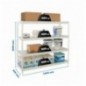 SIMONFORTE 2406-4 METAL BLANCO/GALVA