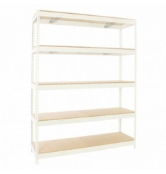 SIMONFORTE 2406-5 CHIPBOARD BLANCO/MADERA
