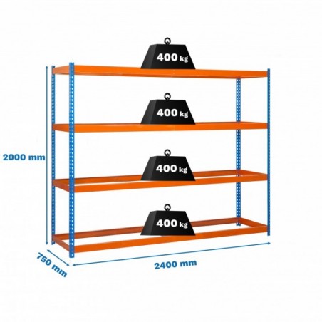 SIMONFORTE 2407-4 AZUL/NARANJA