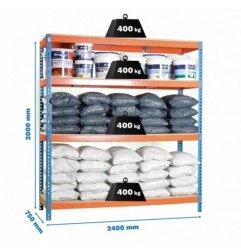 SIMONFORTE 2407-4 CHIPBOARD AZUL/NARANJA/MADER