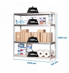 SIMONFORTE 2407-4 CHIPBOARD GALVA/MADERA
