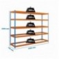 SIMONFORTE 2407-5 AZUL/NARANJA